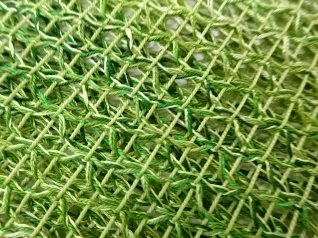  羅抽象模様織出し名古屋帯